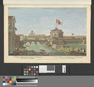 The Aelian Bridge and Castle of St. Angelo, with part of the City of Rome