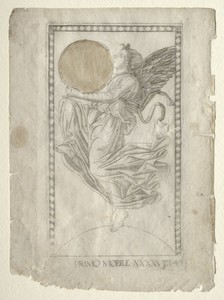 The Angel of the Ninth Sphere (from the Tarocchi, series A:  Firmaments of the Universe, #49)