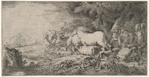 The Animals Going toward the Ark