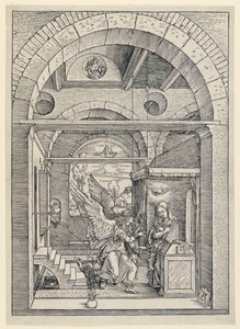 The Annunciation, from the Life of the Virgin series