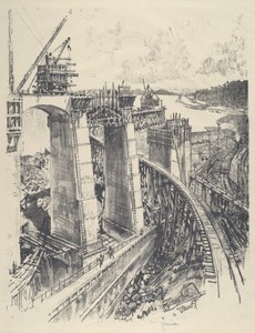 The Approach to Gatun Lock