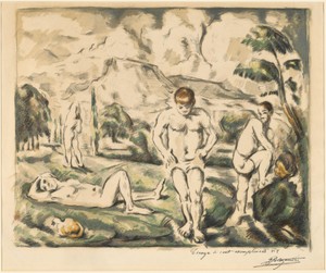 The Bathers (Large Plate)