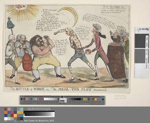 The Battle of Whigs, or, The Meal-tub Plot discovered