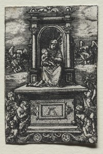 The Beautiful Virgin of Ratisbon on an Altar