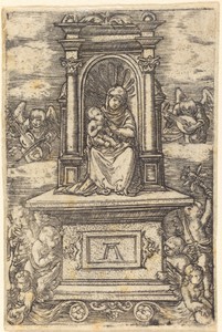 The Beautiful Virgin of Regensburg on an Altar