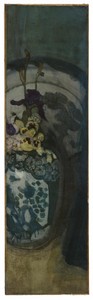 The Blue Girl (fragment): Purple and Blue