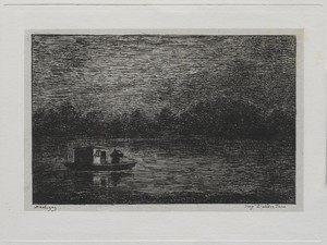 The Boat Trip:  Night Voyage or Net Fishing (second version)
