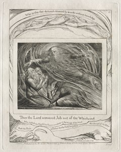 The Book of Job:  Pl. 13, Then the Lord answered Job out of the Whirlwind