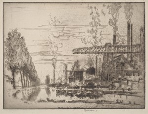 The Brussels Canal, A Modern Hobbema