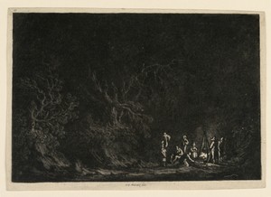 The Camp in the Woods, from "XII Vue de la Normandie..."