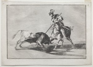 The Cid Campeador Spearing Another Bull