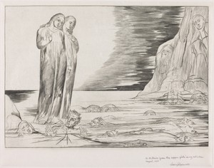 The Circle of the Traitors; Dante's Foot Striking Bocca degli Abbate