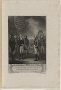 "The Columbiad" -- Cornwallis Resigning his Sword to Washington