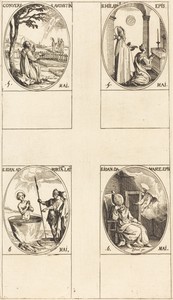 The Conversion of Saint  Augustine; Saint Hilary; Saint John before the Latin Portal; Saint John of Damascus