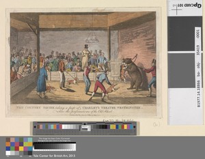The Country Squire taking a peep at Charley's Theatre Westminster