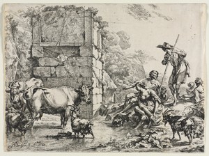 The Cow Drinking