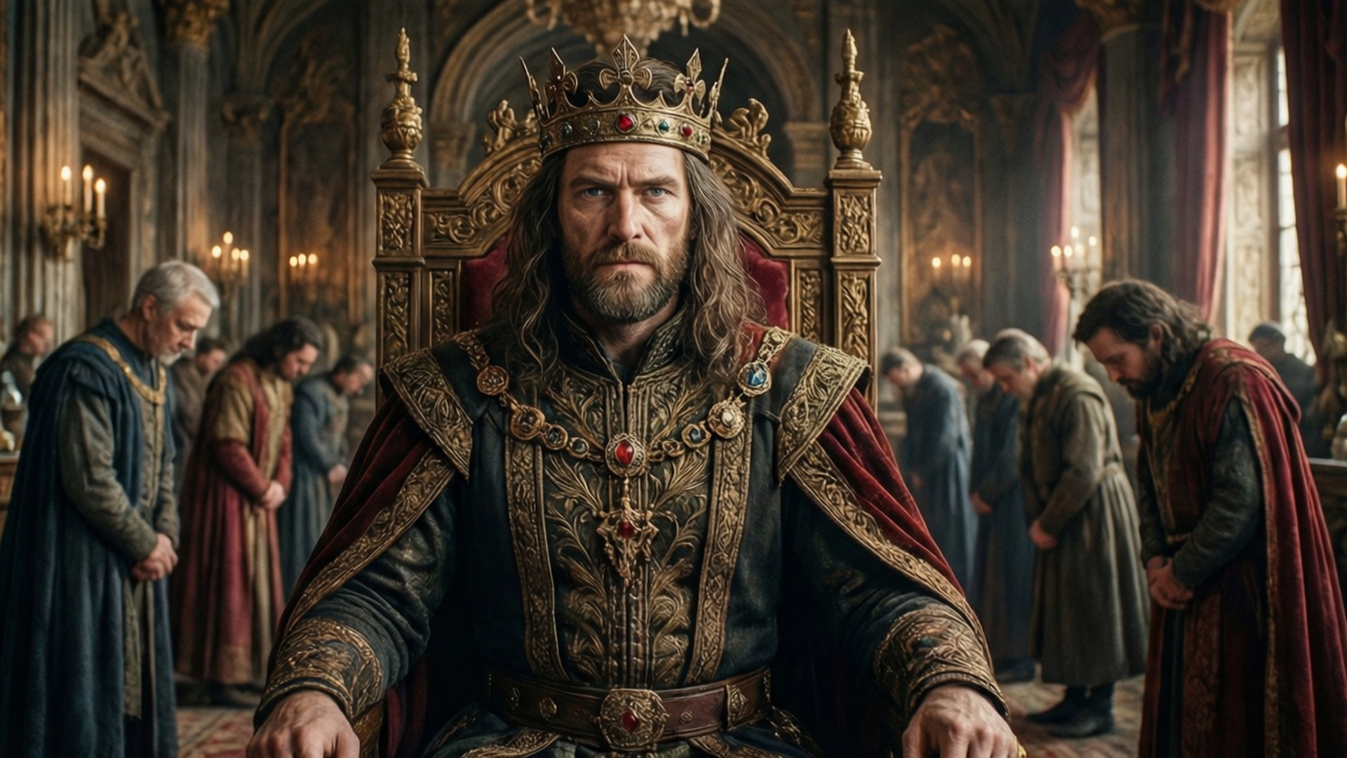 The Crowned King by Wallpapers.art Studio