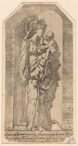 The Crowned Virgin in a Niche