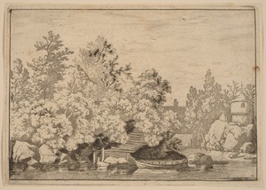 The Cudgel Dam and Covered Bridge