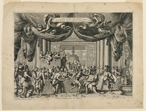 The Death of Amnon, Plate 1 from "Gland Alcoves a la Romaine"