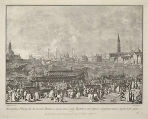 The Doge in the Bucintoro Departing for the Porto di Lido on Ascension Day