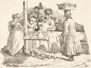 The Dozing Fishmonger (Le marchand de poissons endormie)