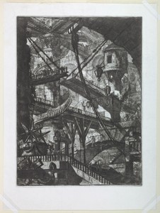 The Drawbridge, plate VII from the series Carceri d'Invenzione