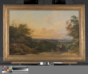 The Evening Coach, London in the Distance