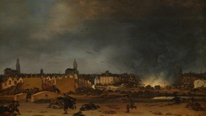 The explosion of the powder magazine in Delft, 12 October 1654
