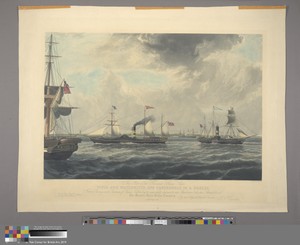 The Favourite steam ships Vivid and Waterwitch, off Orfordness in a Breeze