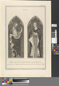 The Figures Supposed to be those of King Sebert and King Henry III, Plate V