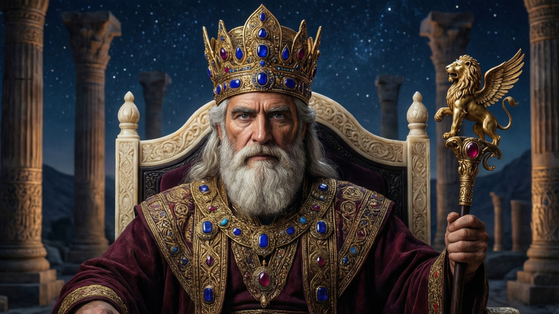 The First King's Throne by Wallpapers.art Studio