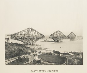 The Forth Bridge in its Various Stages of Construction...