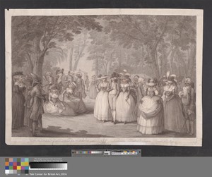 The Gardens of Carleton House with Neapolitan Ballad Singers