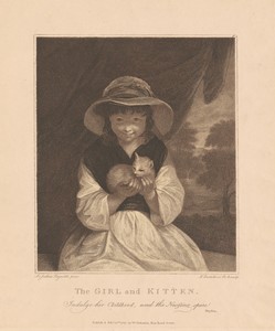 The Girl and Kitten