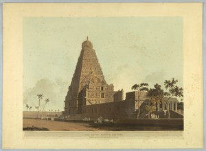 The Great Pagoda, Tanjore, from "Oriental Scenery: Twenty Four Views in Hindoostan"