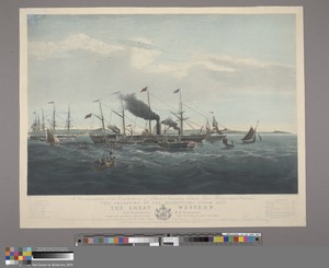 The Great Western leaving Bristol for New York