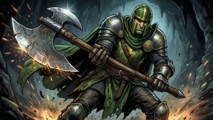 The Green Knight Axe Swing