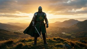 The Green Knight Sunrise Silhouette