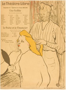 The Hairdresser - Program for the Theatre-Libre (Le coiffeur - Programme du Théatre-Libre)