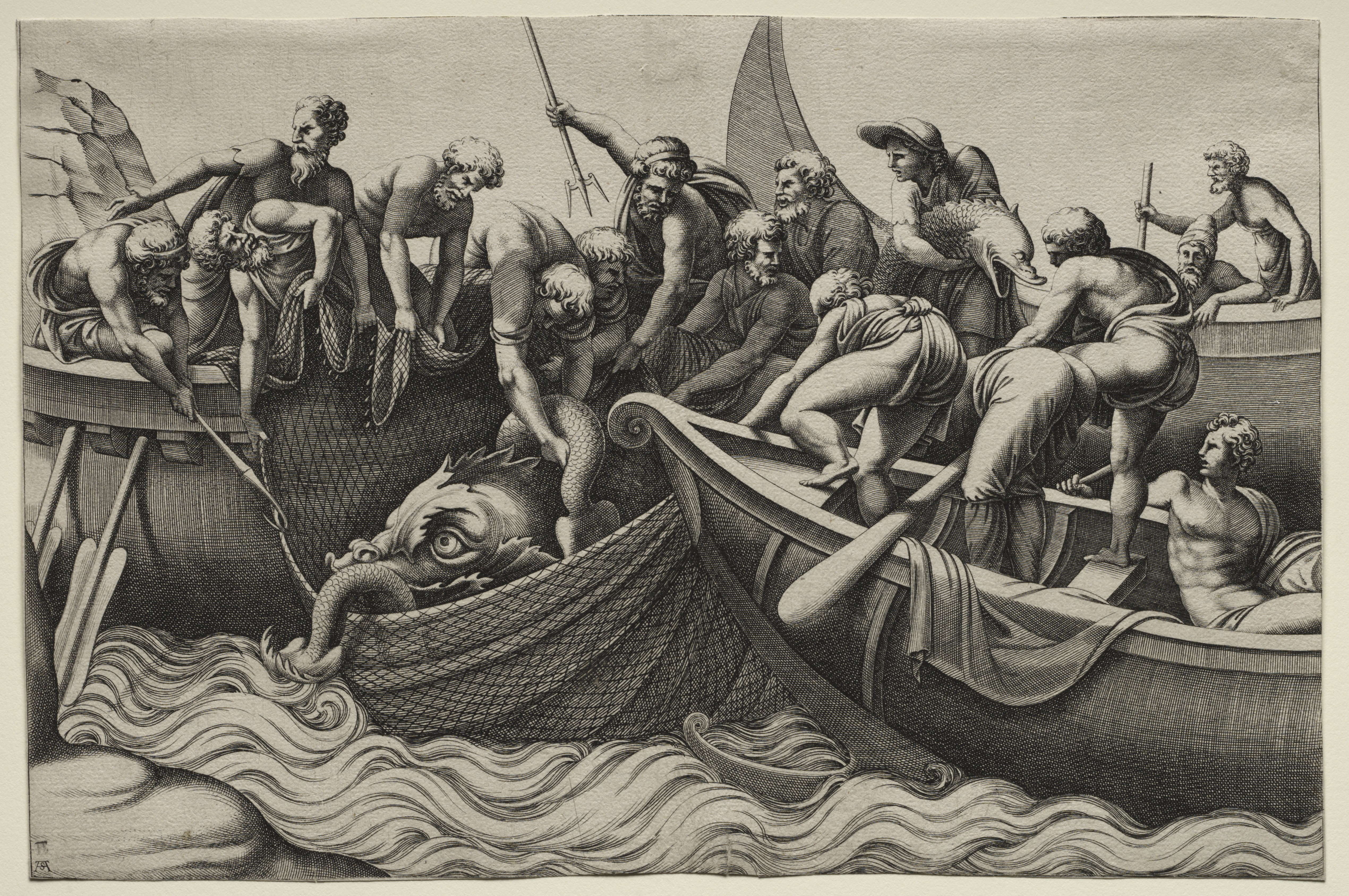 The Haul of Monstrous Fish by Giulio Romano
