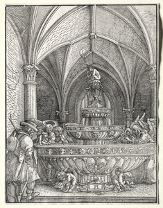 The Holy Family on the Flight into Egypt at a Fountain