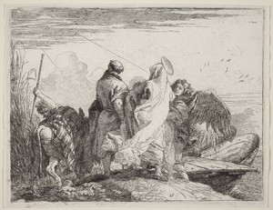 The Holy Family Preparing to Embark