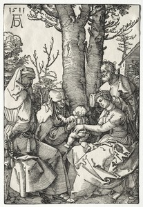 The Holy Family with Joachim and Anna