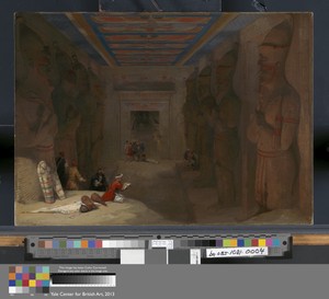 The Hypostyle Hall of the Great Temple at Abu Simbel, Egypt