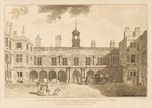 The Inner Courtyard of Old Somerset House in the Strand