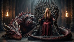 The Iron Throne and Dragon