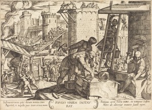The Israelites Rebuilding the Walls of Jerusalem