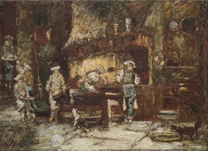 The Kitchen of the Rôtisserie des Deux Paons
