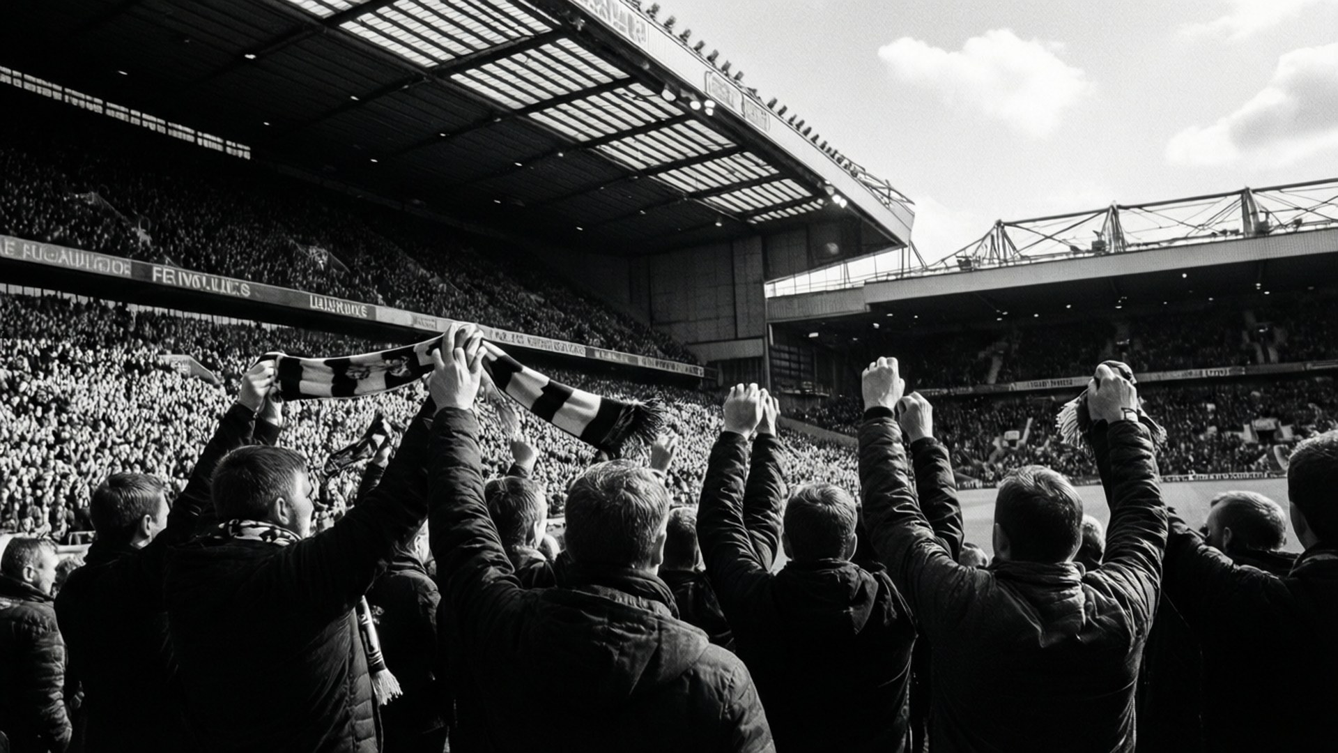 The Kop in Monochrome by Wallpapers.art Studio